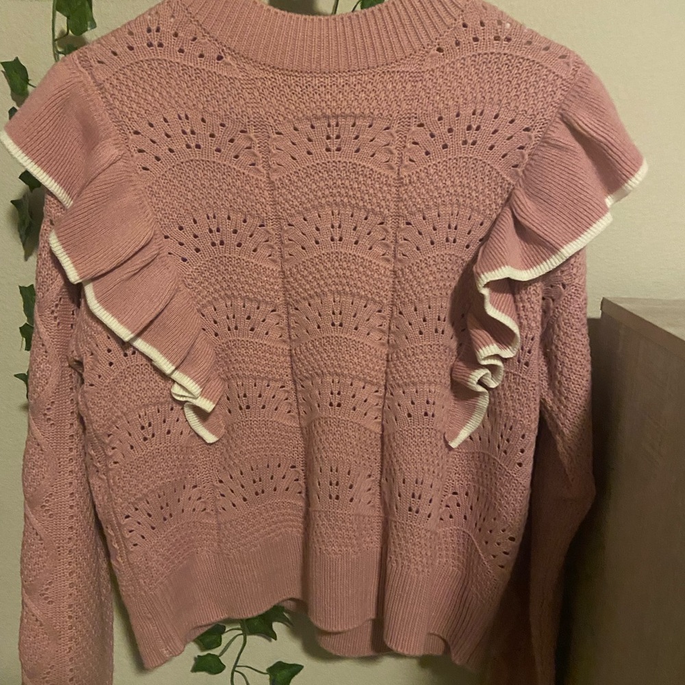 Marc New York pink classic sweater, size medium.